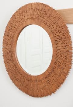 Reproduction Wood Starburst Mirror - 1337650