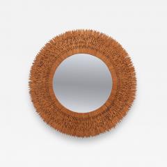 Reproduction Wood Starburst Mirror - 1338621
