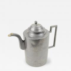 Republic Period Pewter and Brass Kettle - 4168098