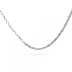 Reserved 5 Carat Lab Grown Diamond Tennis Choker Necklace - 3887834