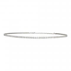 Reserved 5 Carat Lab Grown Diamond Tennis Choker Necklace - 3889461