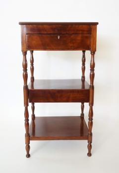 Restauration Period Mahogany tag re Stand or Side Table - 1121314