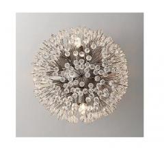 Restoration Hardware Sputnik Style Arora Crystal Sconce Aged Pewter - 2126621