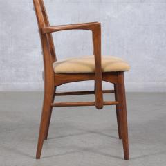 Restored 1960s Danish Modern Walnut Armchairs with Mohair Upholstery - 3816952