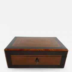 Restored Biedermeier Box Birdseye Maple Ebony Rosewood Austria circa 1820 - 2059856