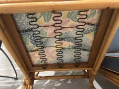 Restored Vintage Two Seater Rattan Settee 1950s - 4287361