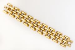 Retro 14 Karat Gold Link Bracelet - 318064