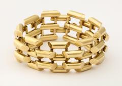 Retro 14 Karat Gold Link Bracelet - 318075