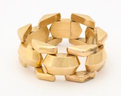 Retro 14 kt Gold Tank Bracelet - 650744
