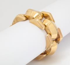 Retro 14 kt Gold Tank Bracelet - 650746