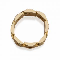 Retro 18K Gold Tank Track Bracelet - 3289347