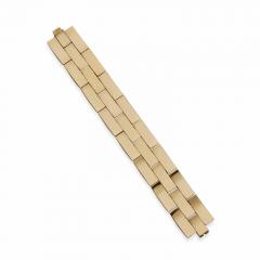 Retro 18K Gold Tank Track Bracelet - 3289349