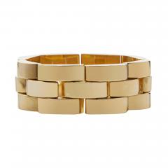 Retro 18K Gold Tank Track Bracelet - 3292195