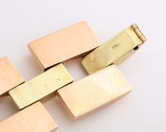 Retro Open Link Two Color 14k Bracelet - 3263898