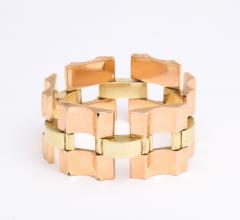 Retro Open Link Two Color 14k Bracelet - 3263899