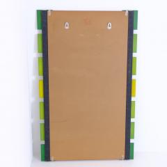 Retro Sculptural Colourfully Framed Mirror M kisen Kuvastin Finland 1975 - 4717314