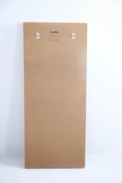 Retro Sculptural Natural White Framed Mirror M kisen Kuvastin Finland 1971 - 4542179