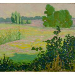 Reva Jackman Reva Jackman Kansas 1892 1966 A Fields View painting - 2128900