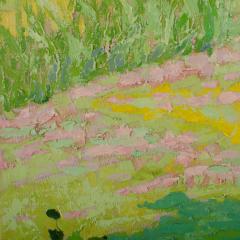 Reva Jackman Reva Jackman Kansas 1892 1966 A Fields View painting - 2128947
