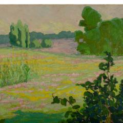 Reva Jackman Reva Jackman Kansas 1892 1966 A Fields View painting - 2129010