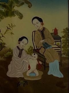 Reverse Glass Painting China Republic Period - 1548763