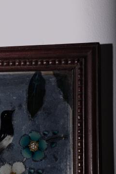 Reverse Glass Painting with Bird - 3871405