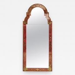 Reverse Painted Verre Eglomise Mirror in the Queen Anne Manner - 1050110