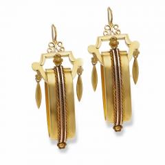 Revival 15k Gold Pendant Earrings - 2985080