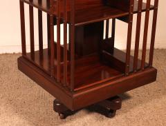 Revolving Bookcase With Iron Base 19th Century - 4095783