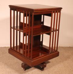 Revolving Bookcase With Iron Base 19th Century - 4095784