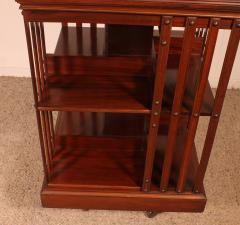 Revolving Bookcase With Iron Base 19th Century - 4095786