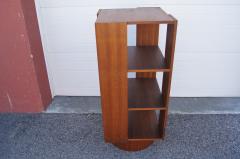 Revolving Three Tier Walnut Bookcase - 2178082