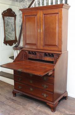 Rhode Island Chippendale Goddard School Secretary Bookcase - 1467897