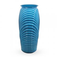 Ribbed Art Deco Glass Vase - 2638506