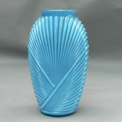Ribbed Art Deco Glass Vase - 2638508