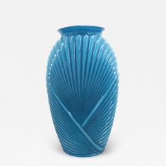 Ribbed Art Deco Glass Vase - 2641570