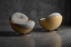 Ricardo Fasanello Esfera Lounge Chairs by Ricardo Fasanello Brazil Late 1960s - 4506234