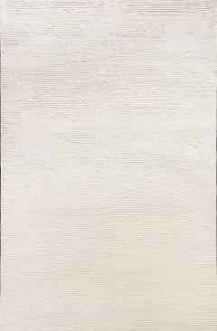 Ricardo Rumi Framed Abstract Oil Painting titled White on White  - 4528735