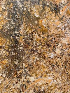 Ricardo Rumi Framed Abstract Oil on Canvas titled Fossil Diptych  - 4514769