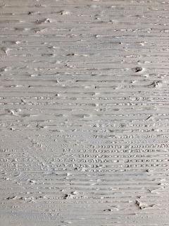 Ricardo Rumi White on White textured Oil Painting - 4645073