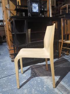 Riccardo Blumer Alias 301 Laleggera 50xStacking Maple Chairs with steel trolleys - 4193268
