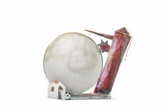 Riccardo Dalisi Sculptural Fire Screen - 4423591