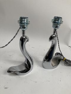 Riccardo Scarpa Pair of chromed bronze lamps By Riccardo scarpa - 2280250