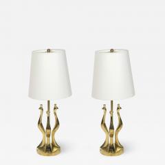 Riccardo Scarpa Pair of polished bronze lamps by Riccardo Scarpa - 1666694