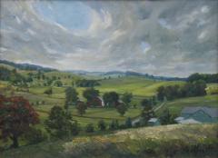 Richard Barnard Chalfant Doe Run Oil on Panel by Richard Chalfant - 83270