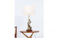 Richard Barr Richard Barr Brutalist Brass Table Lamp for Laurel Lamp Co  - 2288925