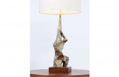 Richard Barr Richard Barr Brutalist Brass Table Lamp for Laurel Lamp Co  - 2288926