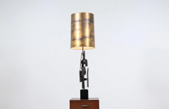 Richard Barr Richard Barr Brutalist Iron Table Lamp for Laurel - 2870502