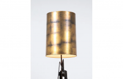 Richard Barr Richard Barr Brutalist Iron Table Lamp for Laurel - 2870503