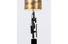 Richard Barr Richard Barr Brutalist Iron Table Lamp for Laurel - 2870504